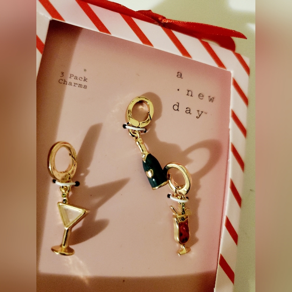 a new day Gold Charm Set New